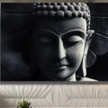 Waar hang je een boeddha in een woonkamer?